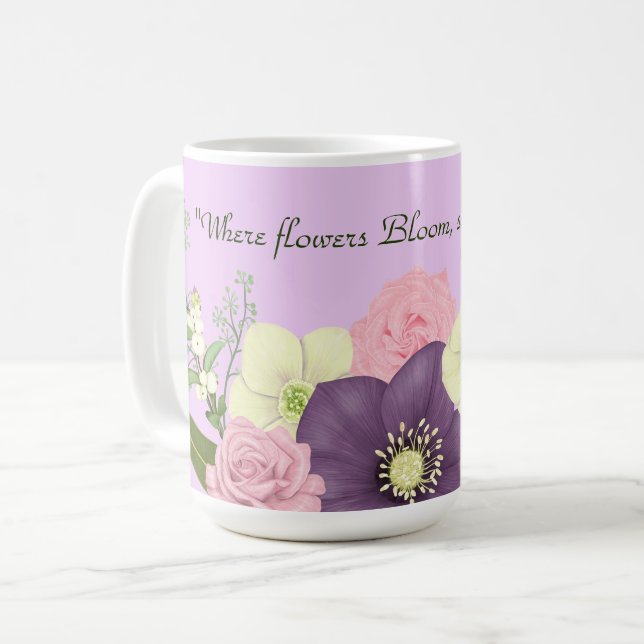 Spring Garden In Bloom Coffee Mug (Front Left)