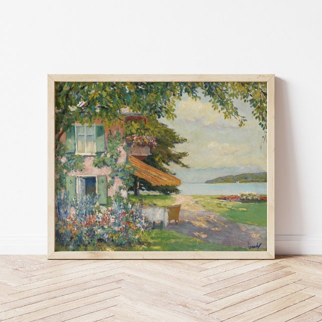 Spring Garden in Starnberg | Edward Cucuel Poster (Creator Uploaded)