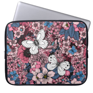 Spring garden laptop sleeve