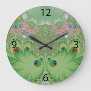 Spring Garden Large Clock