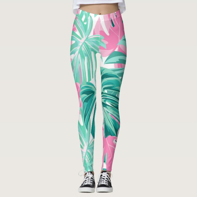 spring garden leggings (Front)