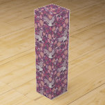 Spring Garden Mother's Day Asian Crane Chinese Wine Box<br><div class="desc">Enjoy this lovely Victorian garden pattern. This vintage design features a beautiful spring garden featuring beautiful cranes flying in a garden of reds, pinks, and peach mums and other lovely flowers. The subtle colour scheme works well with a vintage- or Victorian-style wedding, bridal shower, birthday, Easter, Mother's Day, and Christmas...</div>