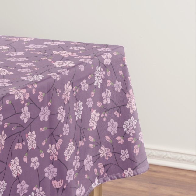 Spring Garden Mother's Day Asian Flowers Japanese Tablecloth (In Situ)