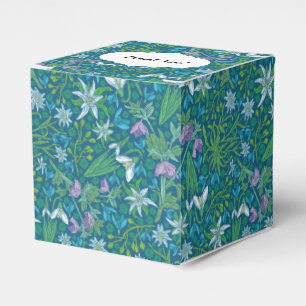 Spring Garden Mother's Day Blue Purple White Favour Box