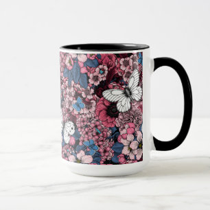 Spring garden mug