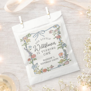 Spring Garden Party Pastel Floral Birthday Party Favour Bags