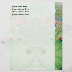 Spring Garden Personalized Letterhead