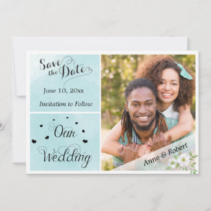 Spring Garden Photo Save the Date