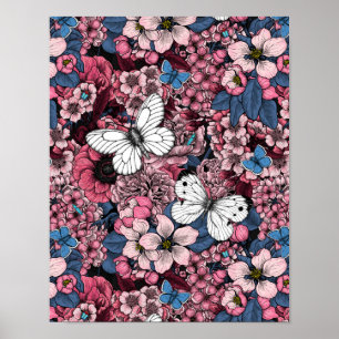 Spring garden poster