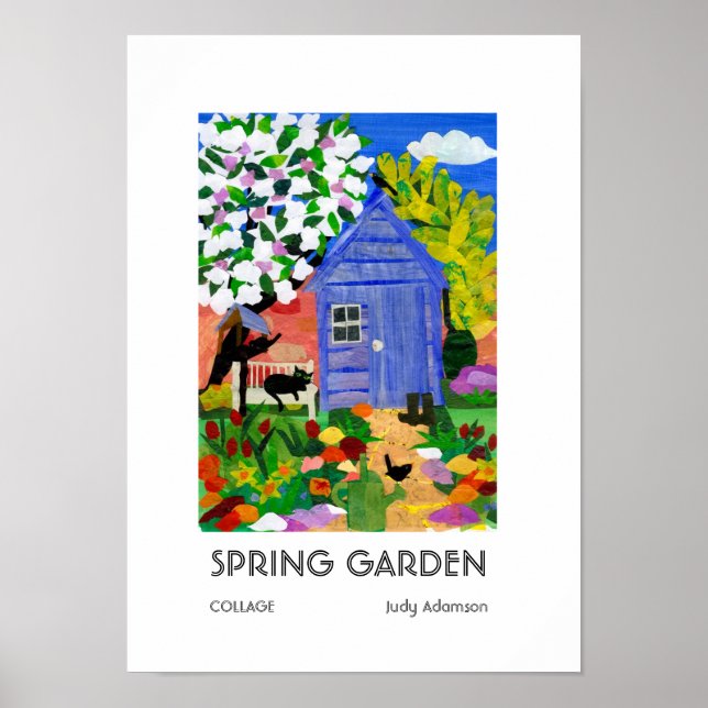 'Spring Garden' Poster Print (Front)
