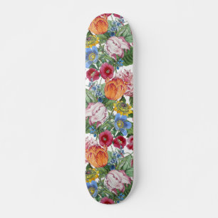 Spring garden skateboard