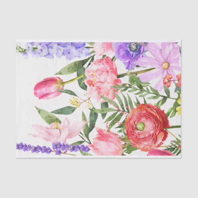Spring Garden Tissue Paper (Front)