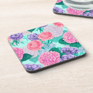 Spring garden watercolor 2 coaster