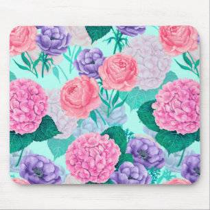Spring garden watercolor 2 mouse mat