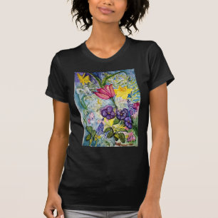 Spring Garden Watercolor Painting T-Shirt