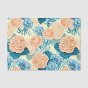 Spring garden watercolor tissue paper