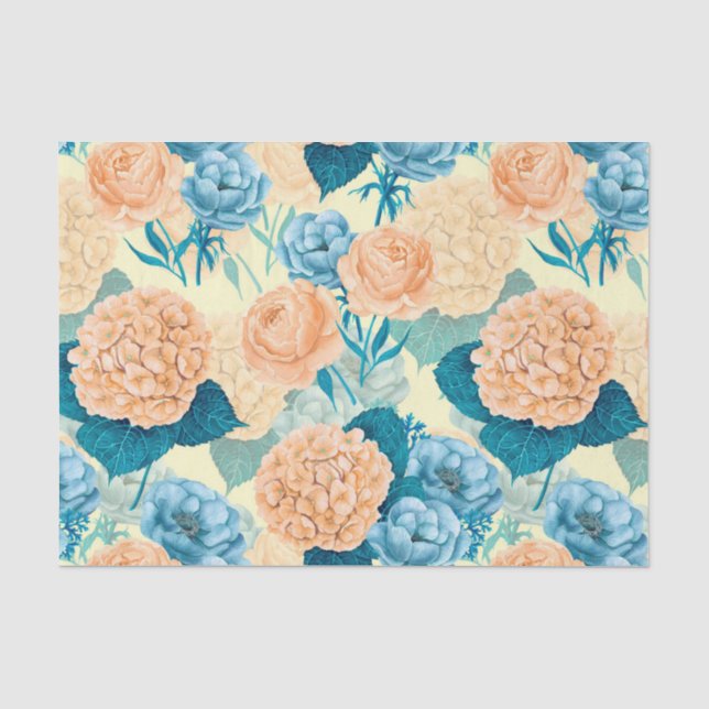 Spring garden watercolor tissue paper (Front)