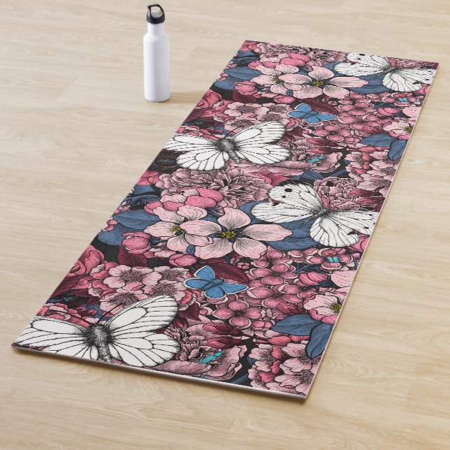 Spring garden yoga mat (In Situ)