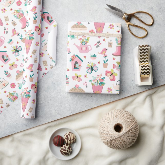 Spring Gardens  Wrapping Paper (Crafts)