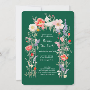 Spring Gate Garden Bridal Shower Celebration Invitation