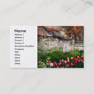 Spring - Gate - My Spring garden Business Card
