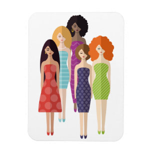 Spring girls magnet