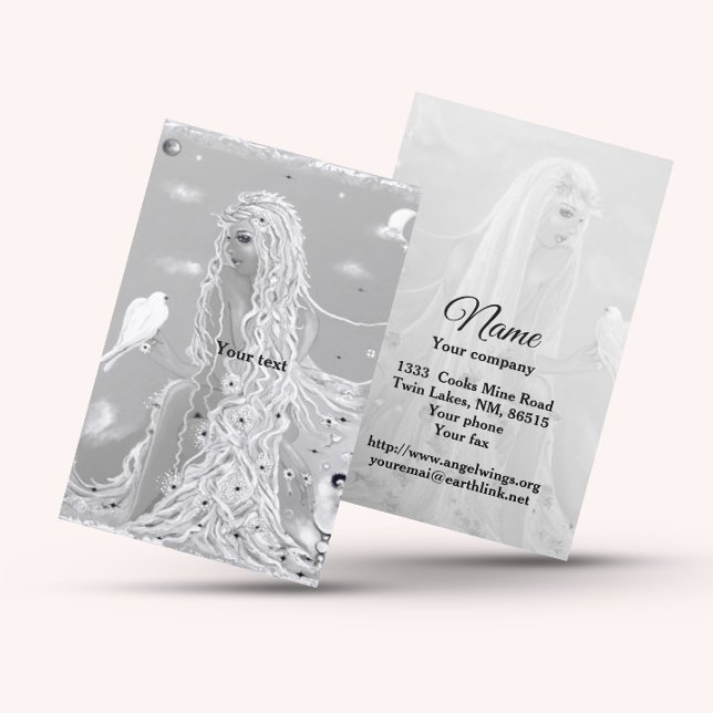 Spring Goddess Business Card (Creator Uploaded)