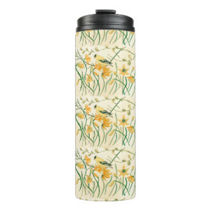 Spring Goldfinch Bowl Thermal Tumbler