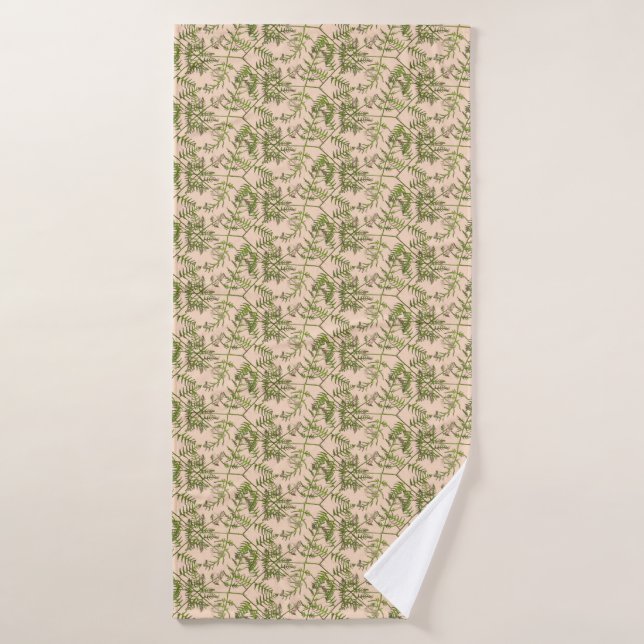 spring green  bath towel set (Bath Towel)