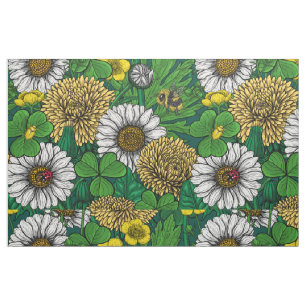 Spring green fabric