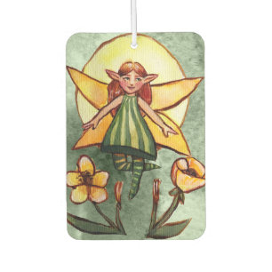 Spring Green Fairy Car Air Freshener