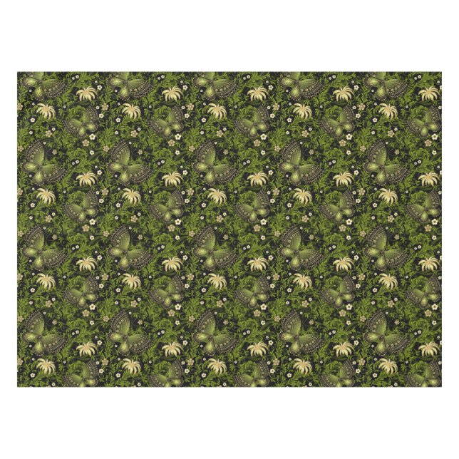 Spring Green-gold Pattern Tablecloth (Front (Horizontal))