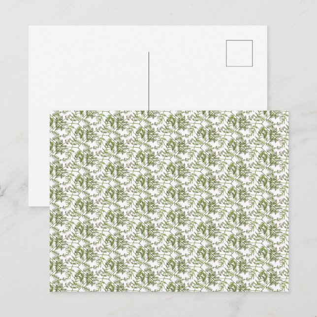 spring green  holiday postcard (Front/Back)