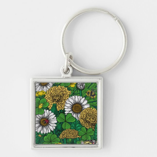 Spring green key ring (Front)