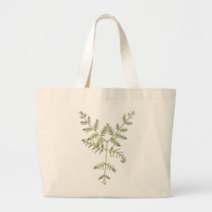 spring green large tote bag