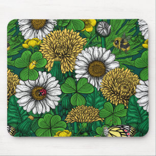 Spring green mouse mat