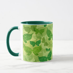 Spring Green Pattern Mug