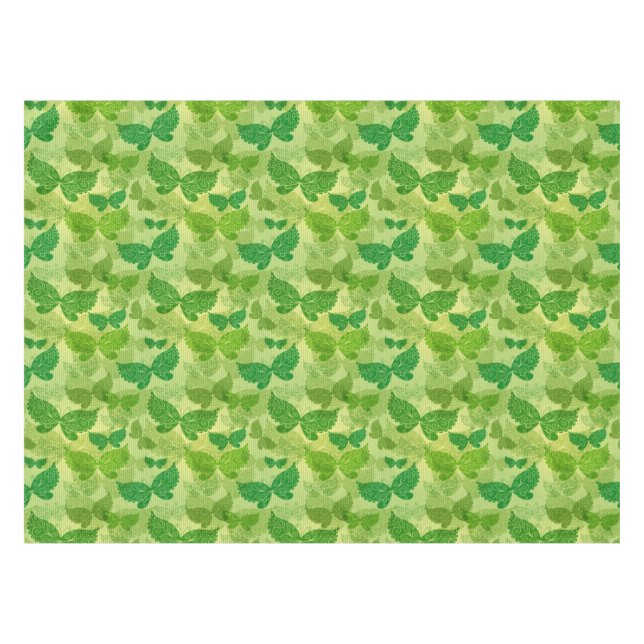 Spring Green Pattern Tablecloth (Front (Horizontal))