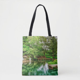 Spring Green Reflections Tote Bag