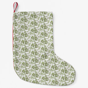 spring green small christmas stocking