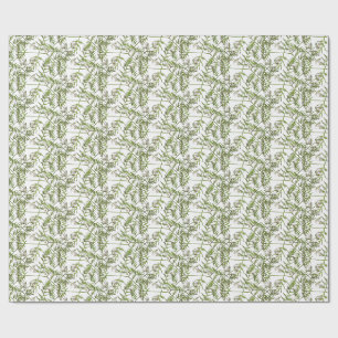 spring green wrapping paper