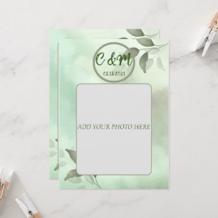 SPRING GREENERY WEDDING INVITATION IN VIETNAMESE