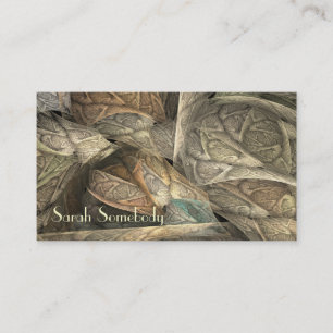 Spring Greens Fractal Profile Card