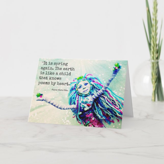 Spring Greetings Card (Front)