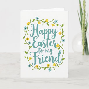 Spring Greetings Friend Card