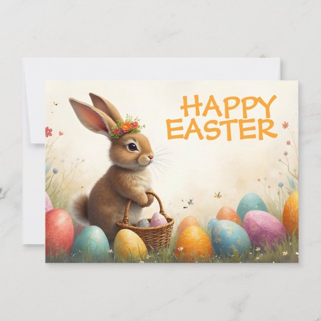 Spring Greetings from the Easter Bunny (Front)
