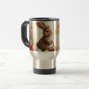 Spring Greetings from the Easter Bunny Travel Mug