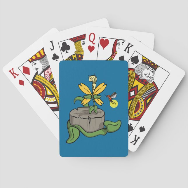 Spring Greets Summer Classic Playing Cards (Back)