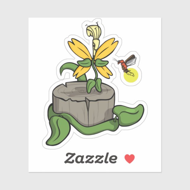 Spring Greets Summer Contour Sticker (Sheet)