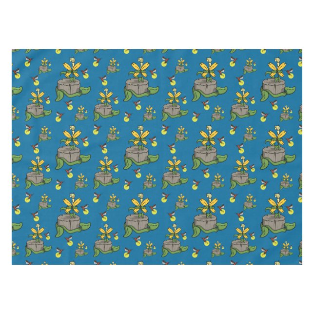 Spring Greets Summer Tablecloth (Front (Horizontal))